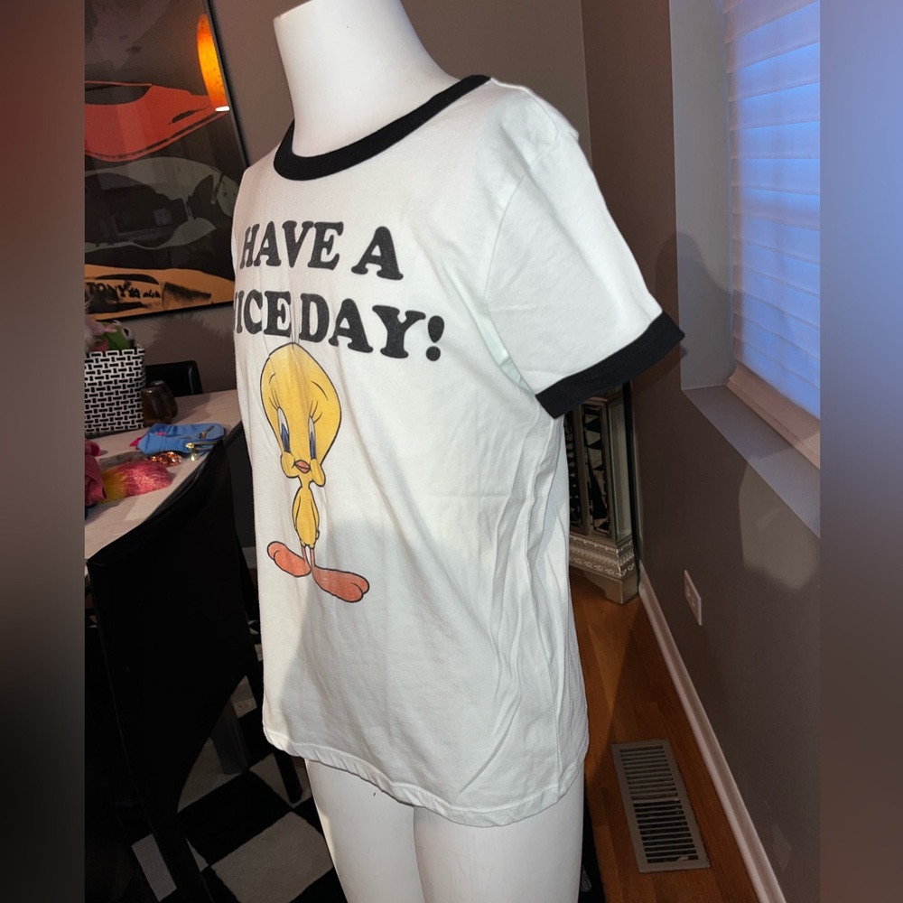 Three adorable shirts from forever 21. Girls size 13/14.  All in good condition. - Picture 10 of 16